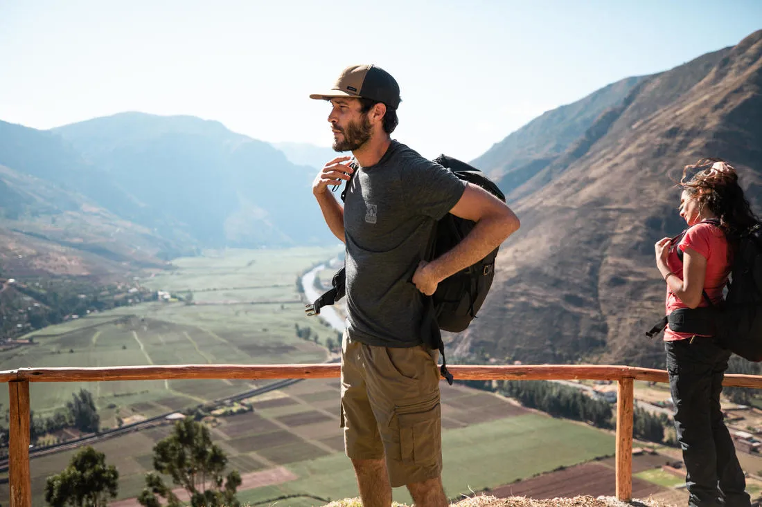 Men's Travel Trekking Cargo Shorts - TRAVEL 500