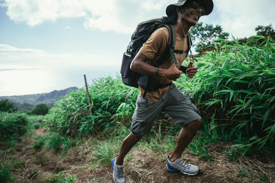 Men's Travel Trekking Cargo Shorts - TRAVEL 500