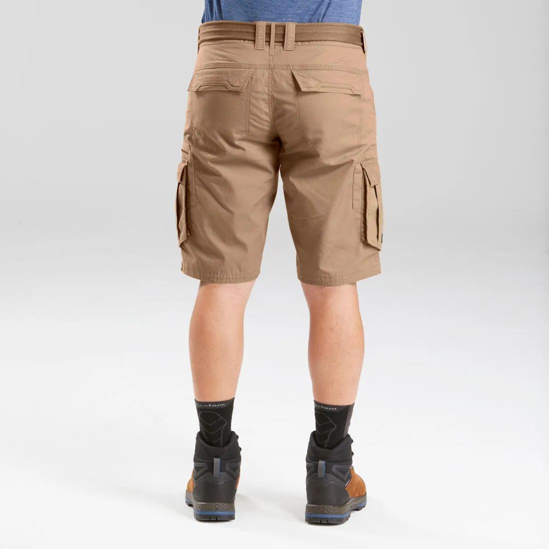 Men's Travel Trekking Cargo Shorts - TRAVEL 500
