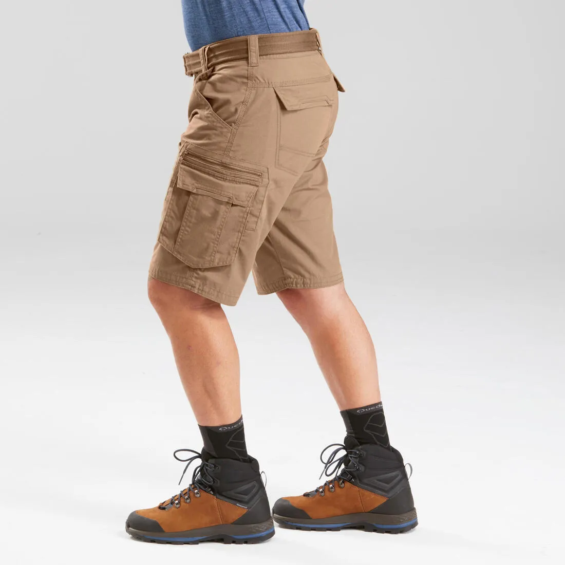 Men's Travel Trekking Cargo Shorts - TRAVEL 500