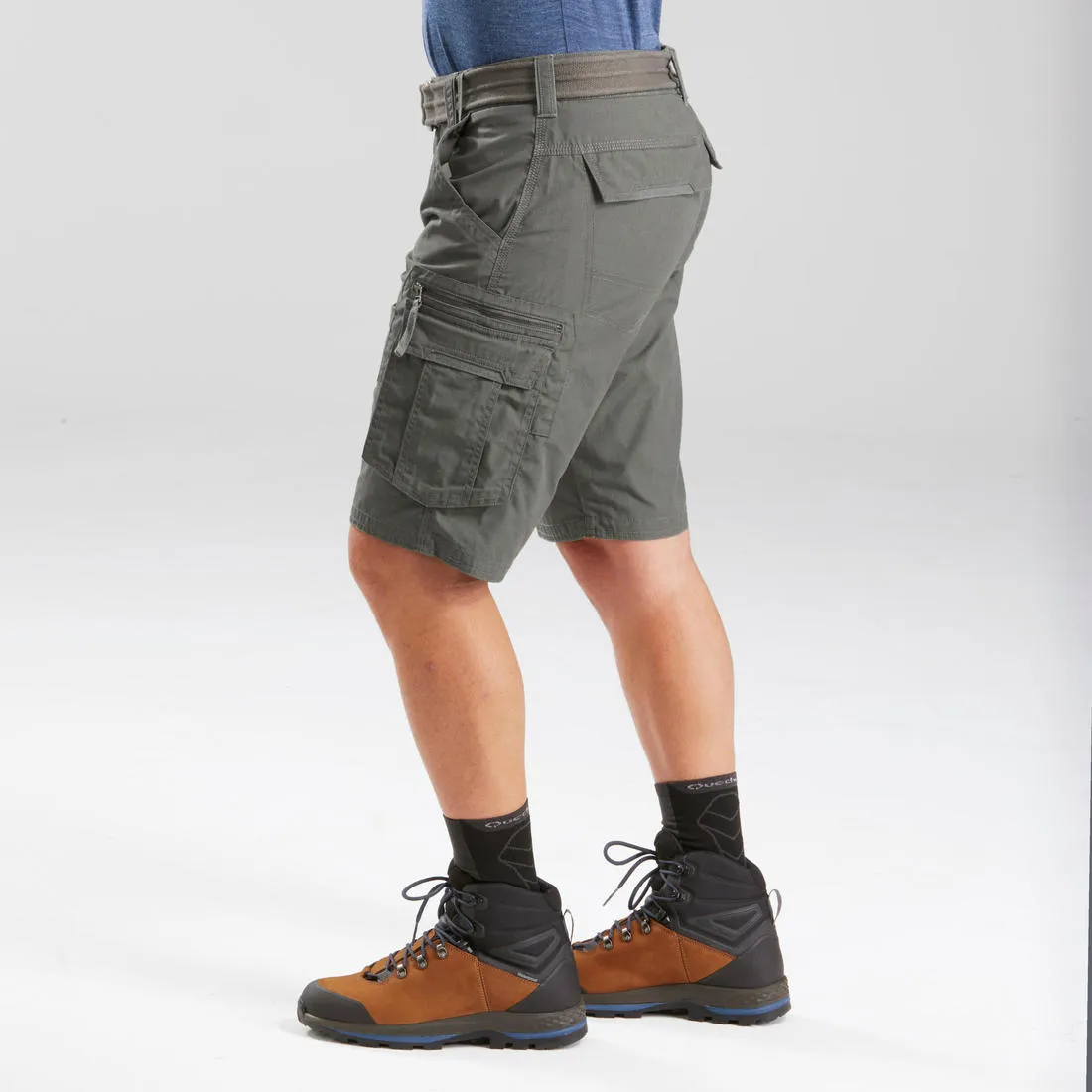 Men's Travel Trekking Cargo Shorts - TRAVEL 500