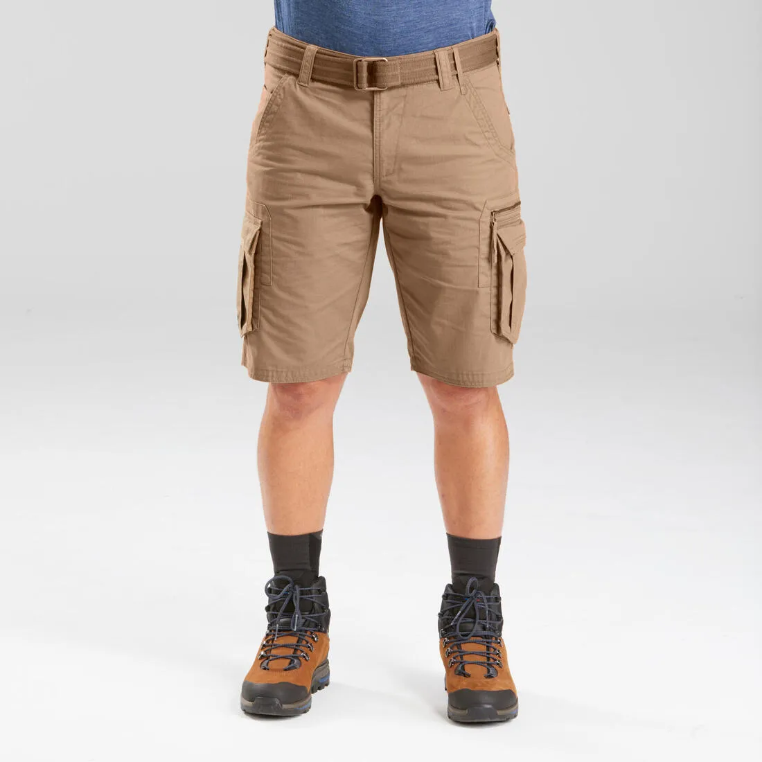 Men's Travel Trekking Cargo Shorts - TRAVEL 500