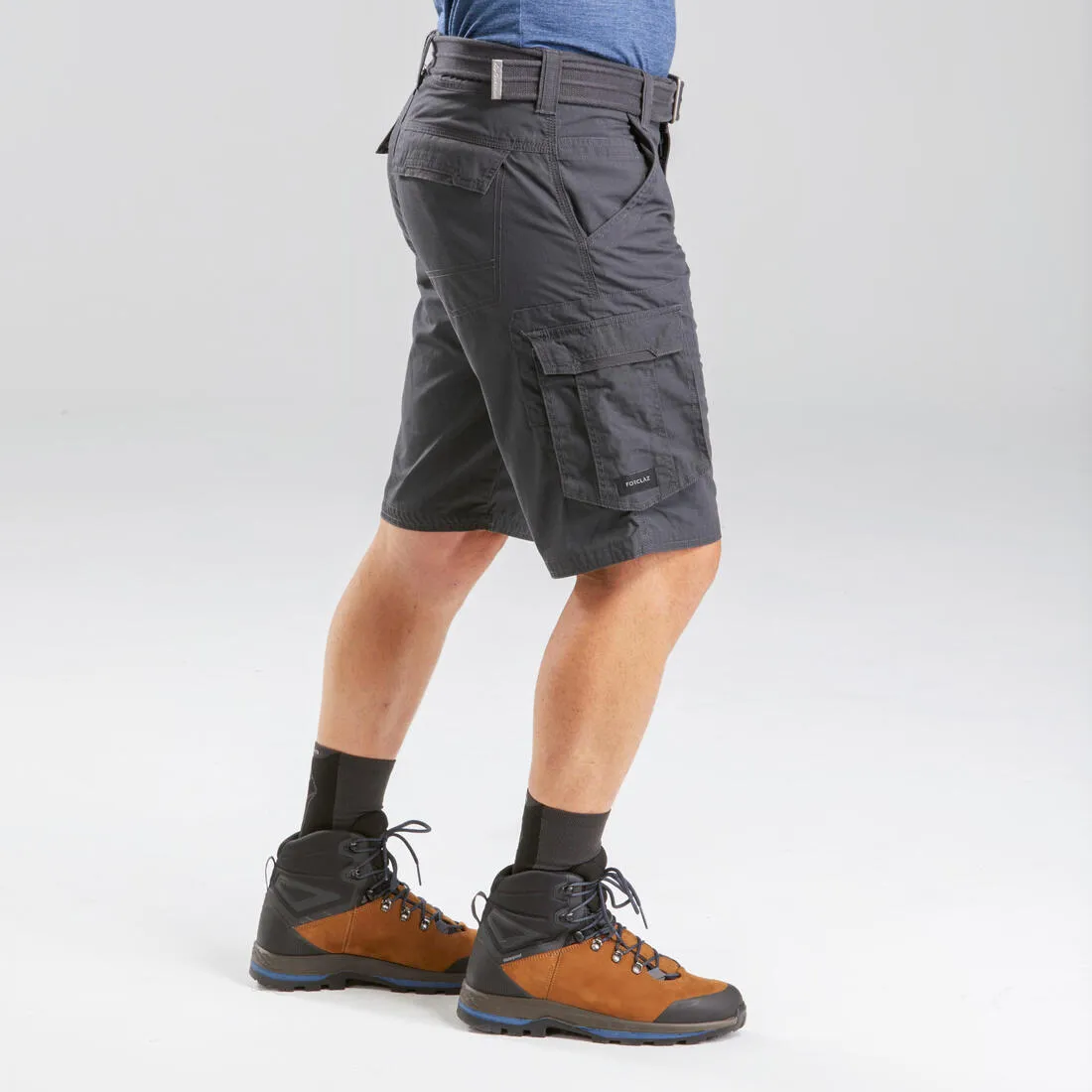 Men's Travel Trekking Cargo Shorts - TRAVEL 500