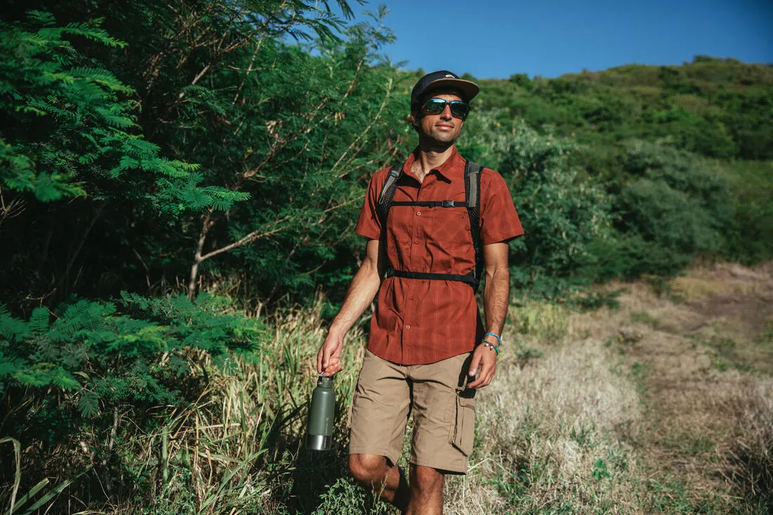Men's Travel Trekking Cargo Shorts - TRAVEL 500