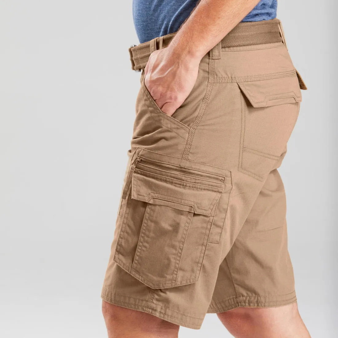 Men's Travel Trekking Cargo Shorts - TRAVEL 500