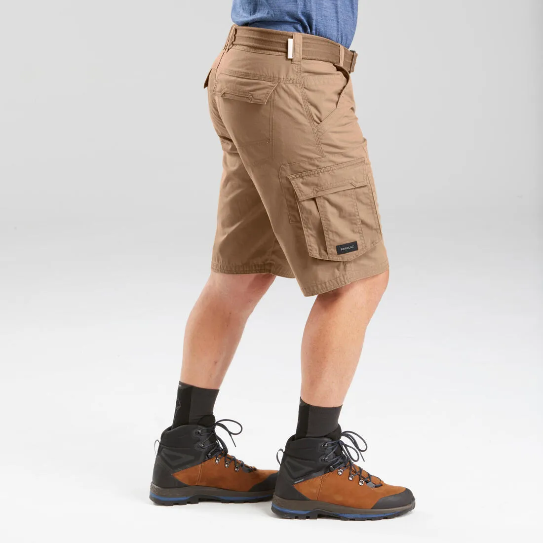 Men's Travel Trekking Cargo Shorts - TRAVEL 500