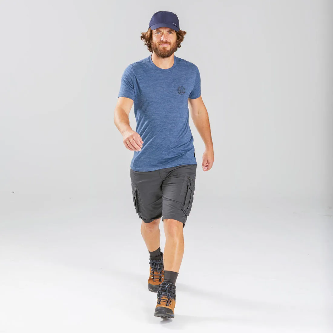 Men's Travel Trekking Cargo Shorts - TRAVEL 500