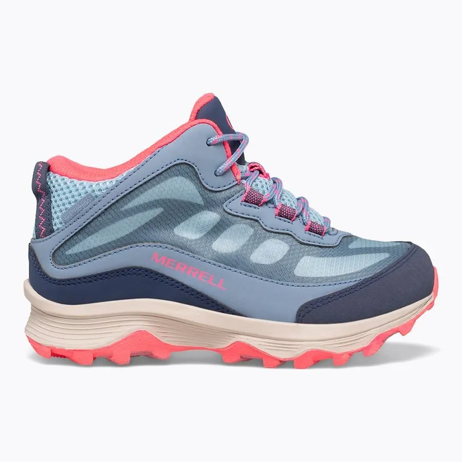 MERRELL - Moab Speed Mid Waterproof Blue/Coral