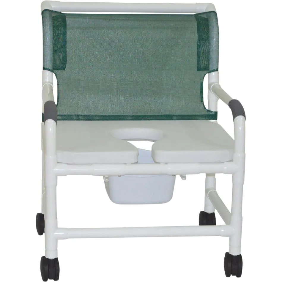 Model 126-4-NB-FSSS Bariatric Shower Chair with Pail
