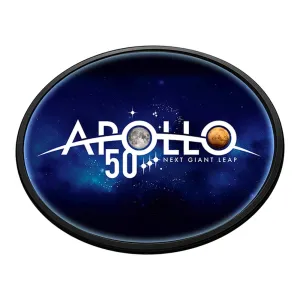 NASA: Apollo 50th Anniversary - Oval Slimline Lighted Wall Sign