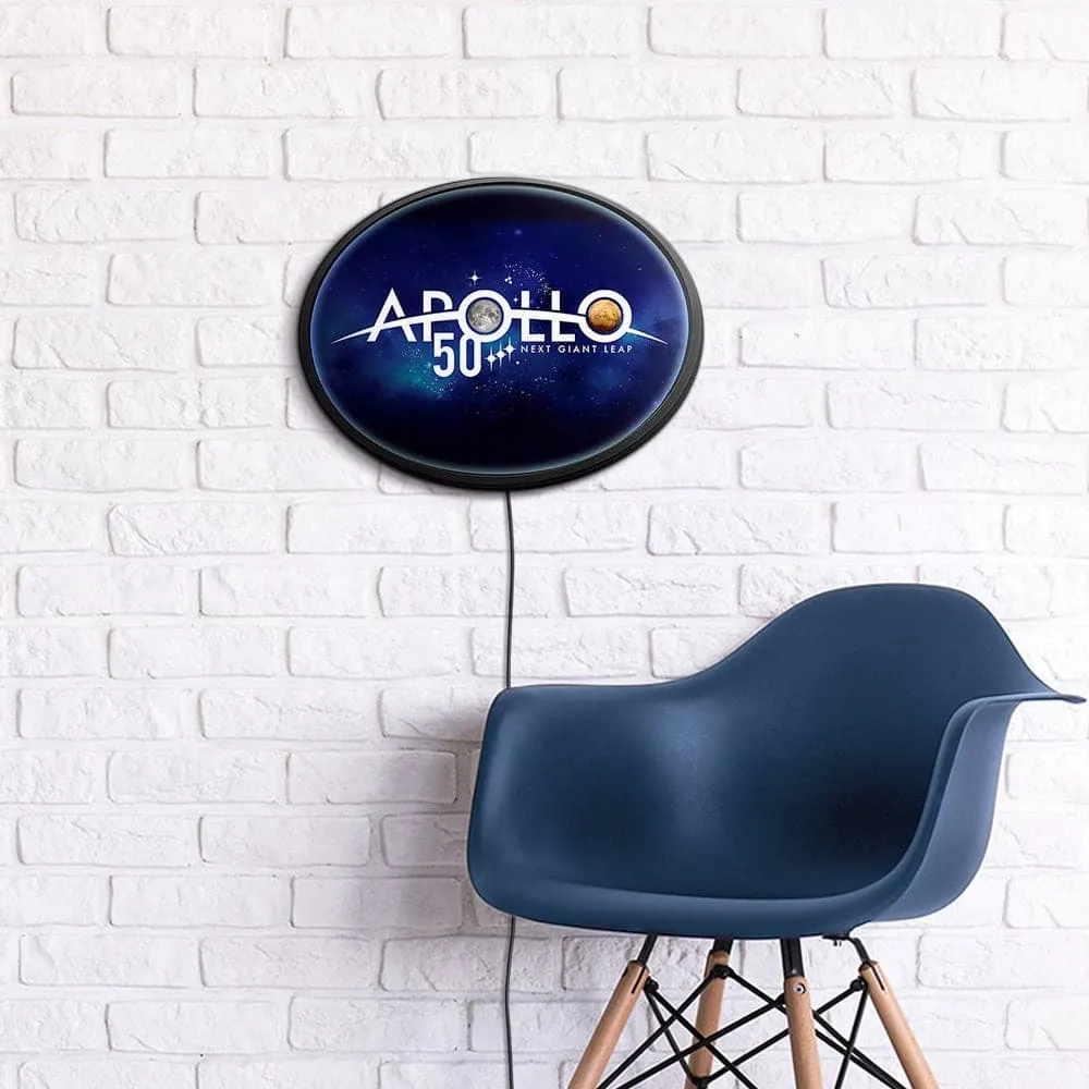 NASA: Apollo 50th Anniversary - Oval Slimline Lighted Wall Sign