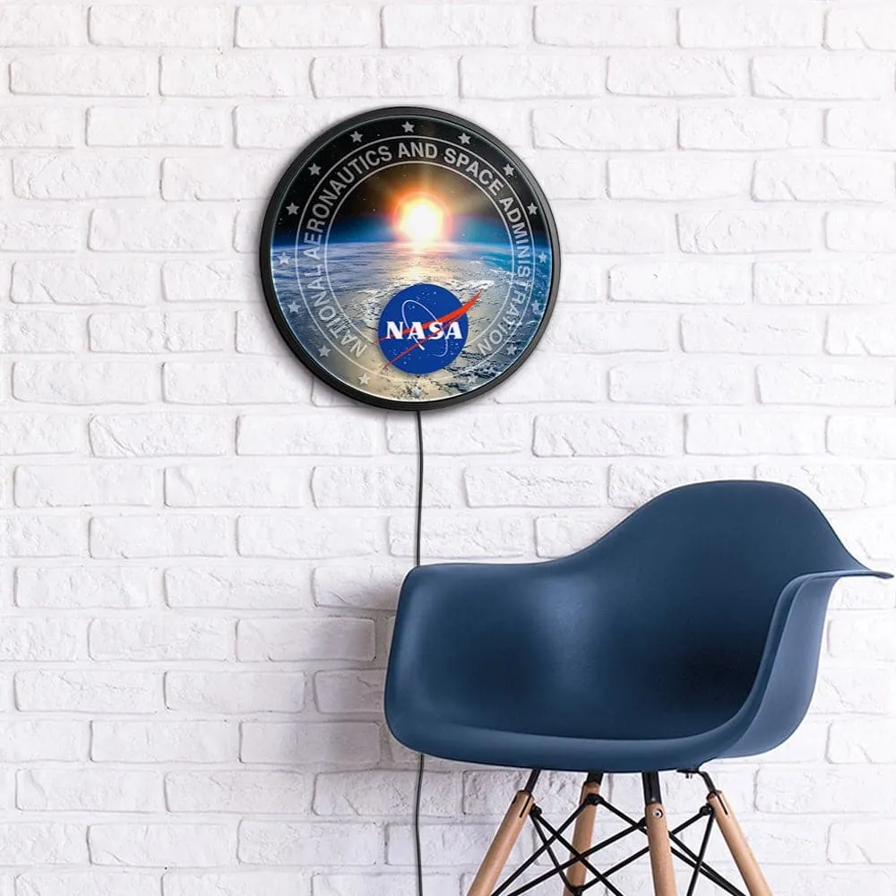 NASA: Horizon - Round Slimline Lighted Wall Sign