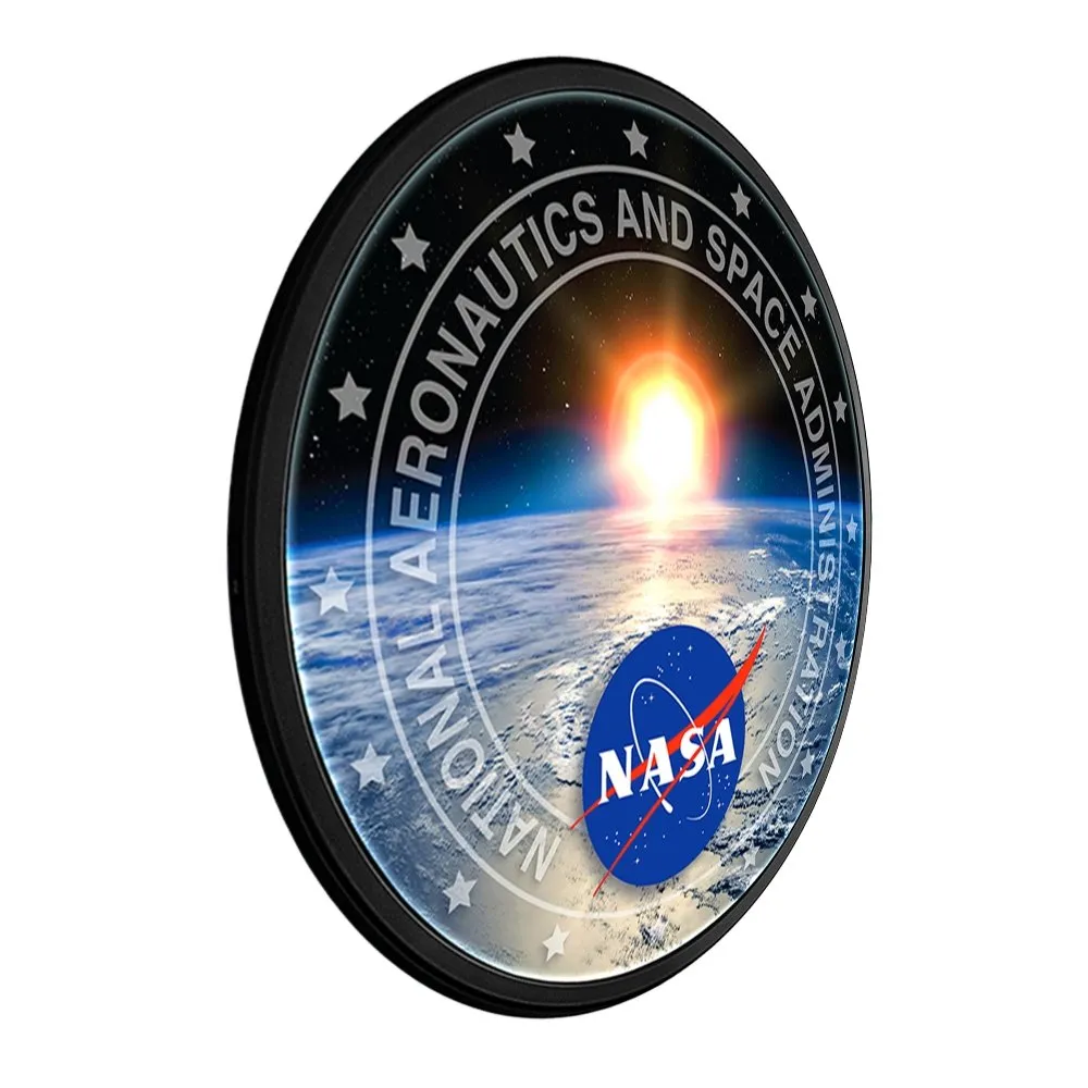NASA: Horizon - Round Slimline Lighted Wall Sign