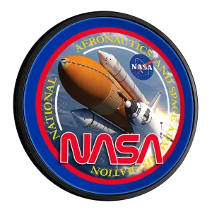 NASA: Shuttle Lift-Off - Round Slimline Lighted Wall Sign