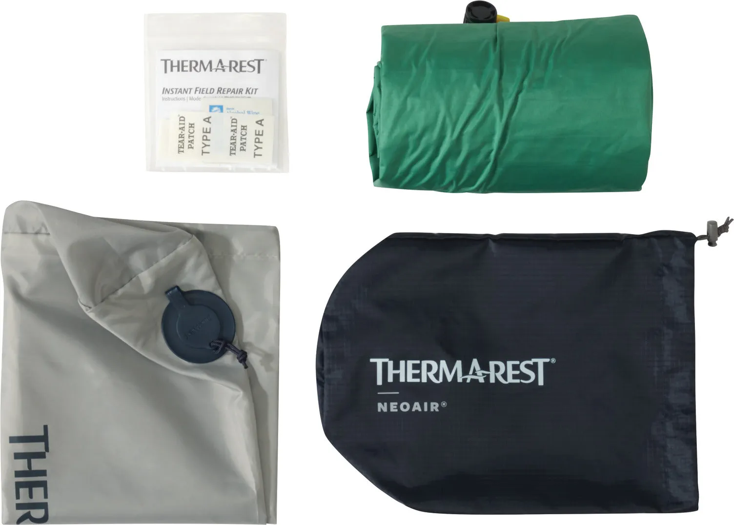 NEOAIR VENTURE  WITH PUMP SACK AND WINGLOCK VALVE - PINE