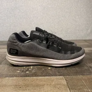 Nike Air Zoom Mens 13 Shield Trainers Running Shoes Black Gray Swoosh A01572-001