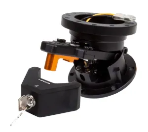 NRG SRT-100BK Black Steering Wheel Quick Tilt System with Lock