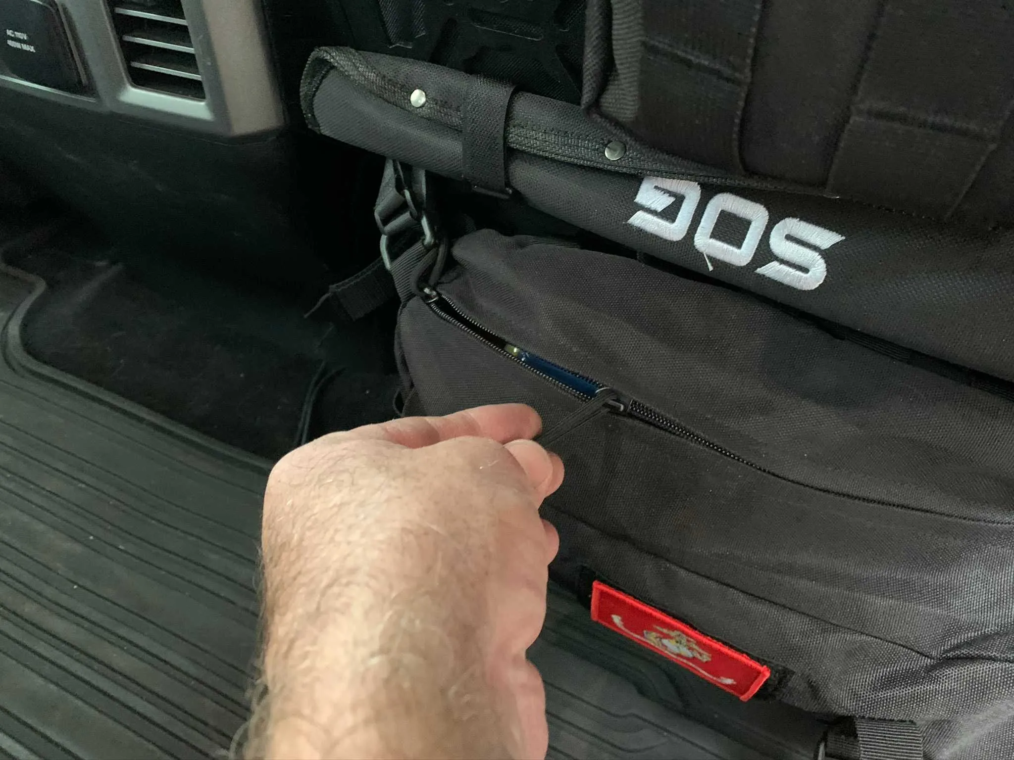 Off-Road Seat Back Panel Kit with Recovery Gear