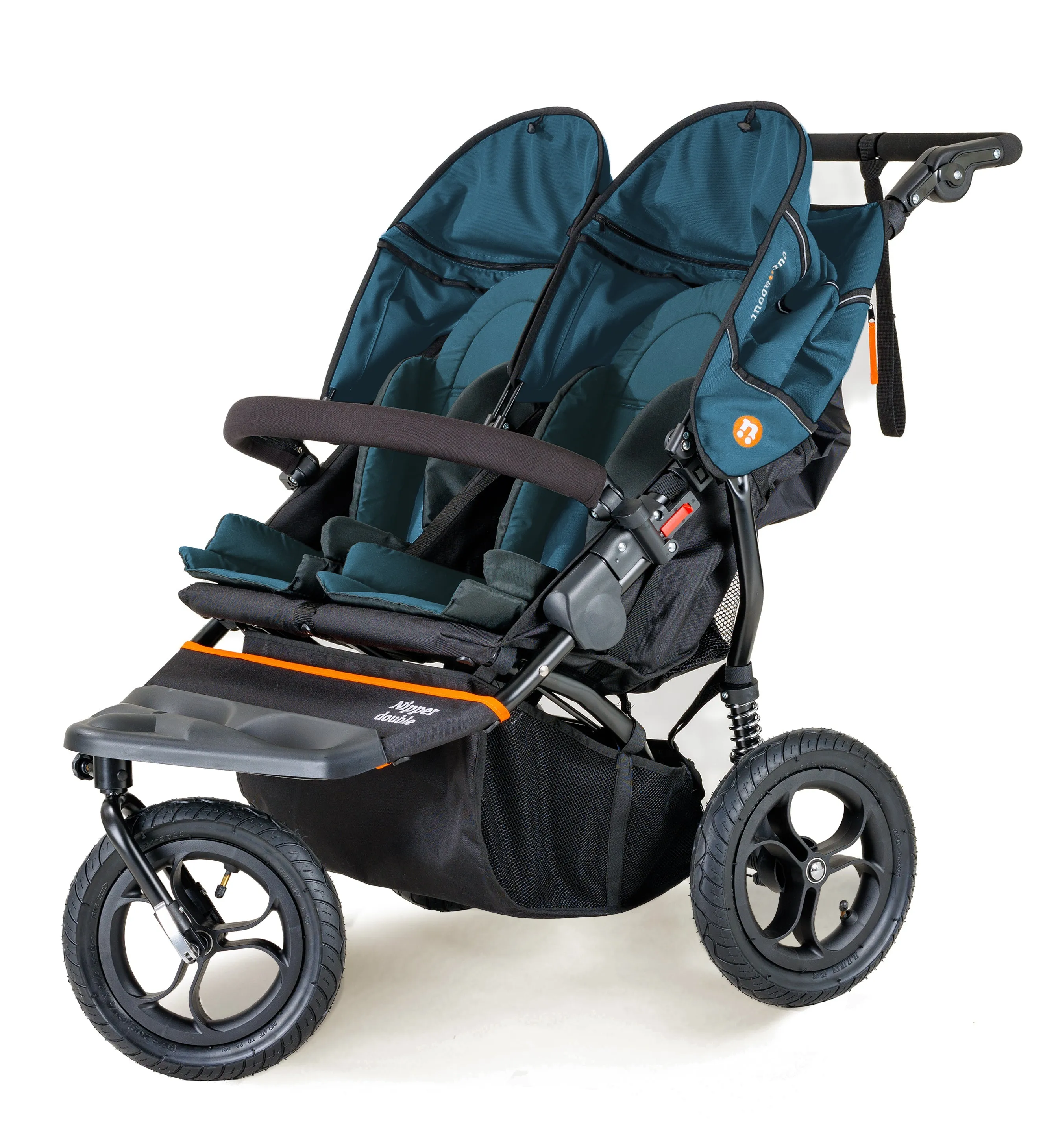 Out n About Double Nipper V5 Twin Starter Bundle - Highland Blue - Please allow 7 days for delivery