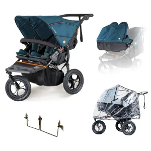 Out n About Double Nipper V5 Twin Starter Bundle - Highland Blue - Please allow 7 days for delivery