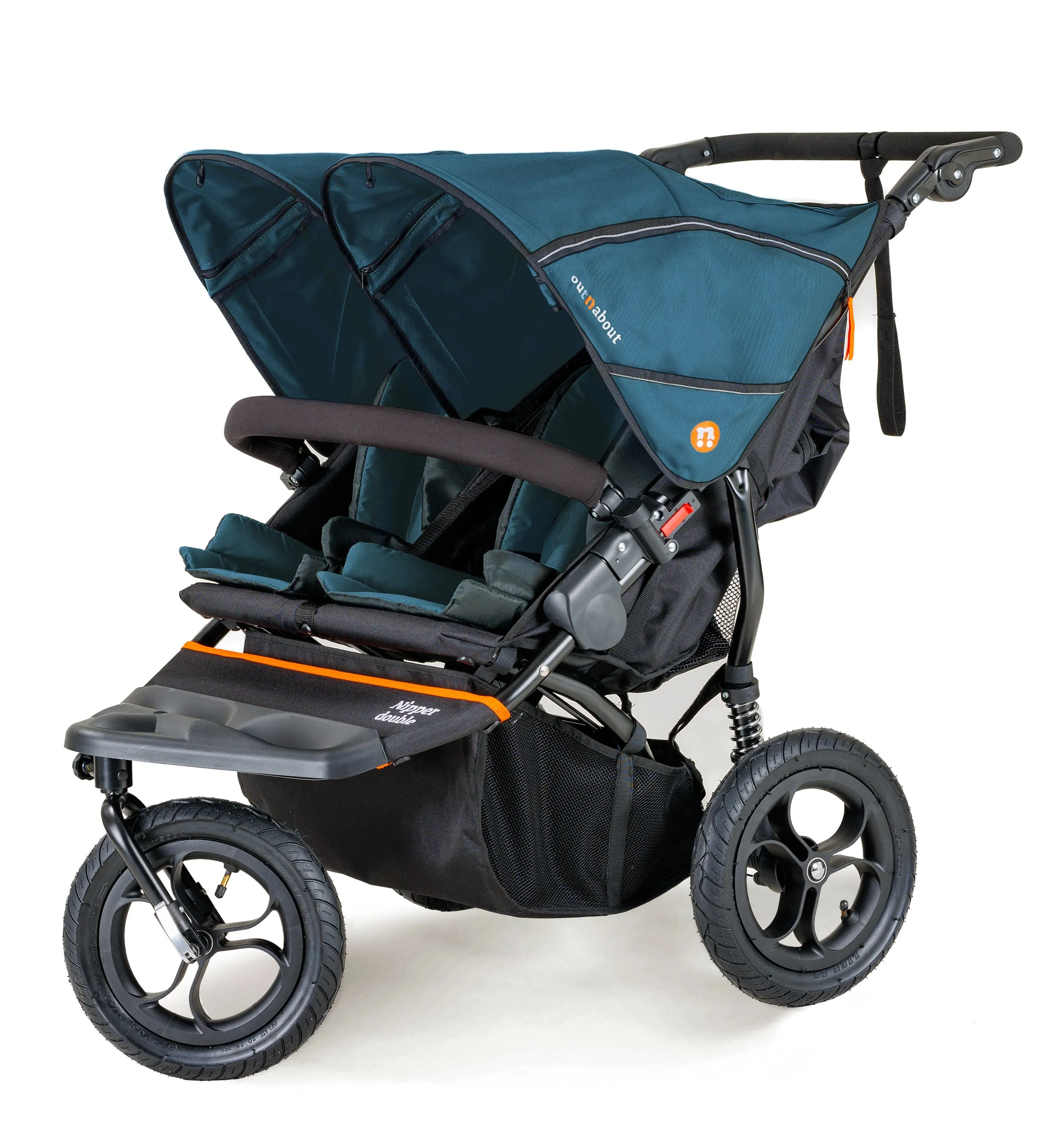 Out n About Double Nipper V5 Twin Starter Bundle - Highland Blue - Please allow 7 days for delivery