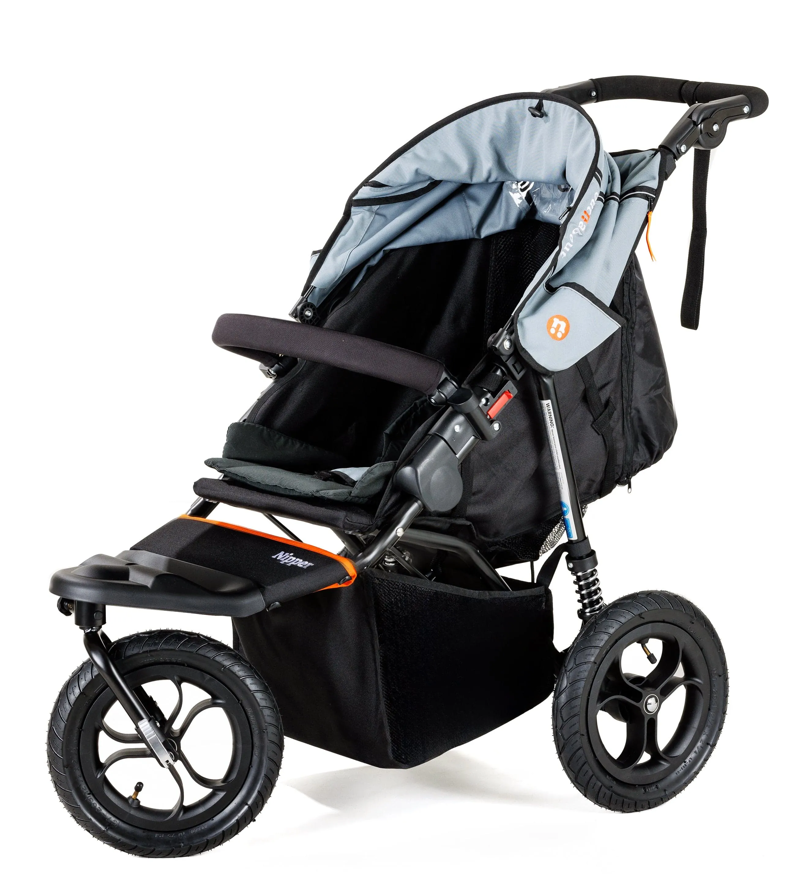 Out n About Nipper V5 Single Pushchair Starter Bundle - Rocksalt Grey