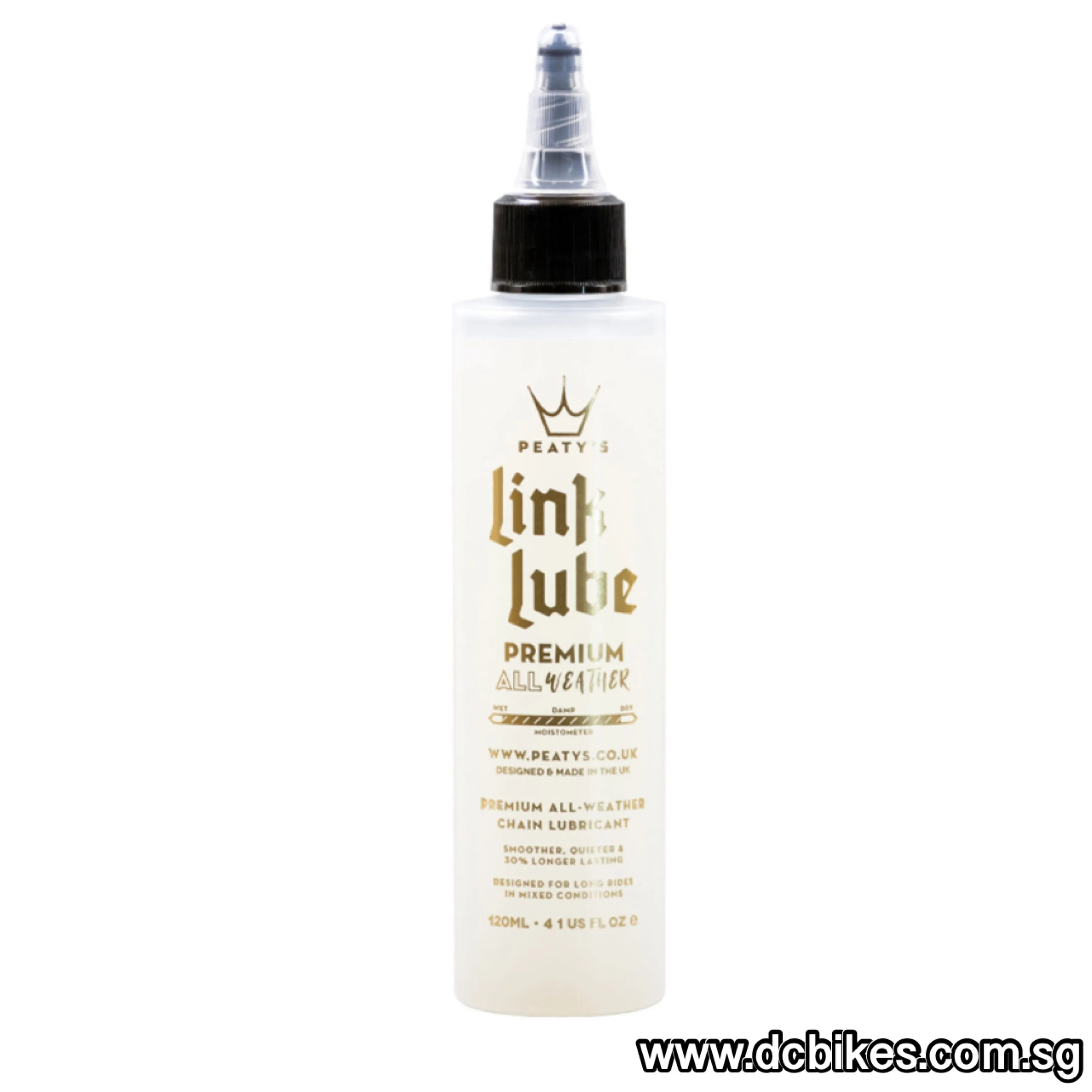 Peaty’s Link Dry | Wet | All Weather Premium Lube Chain Lubricant 120ml
