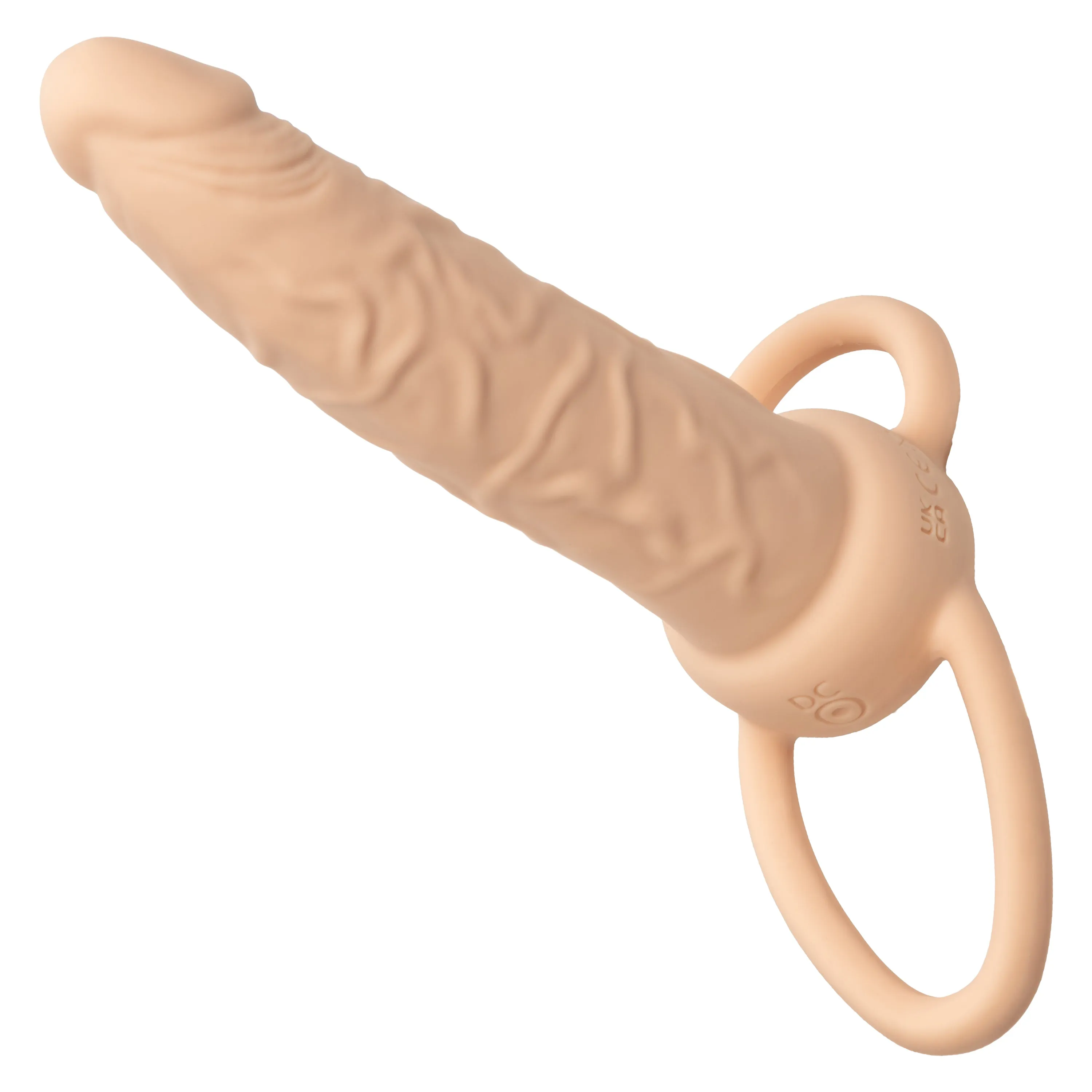 Performance Maxx Double Penetration Vibrating Dildo - Ivory