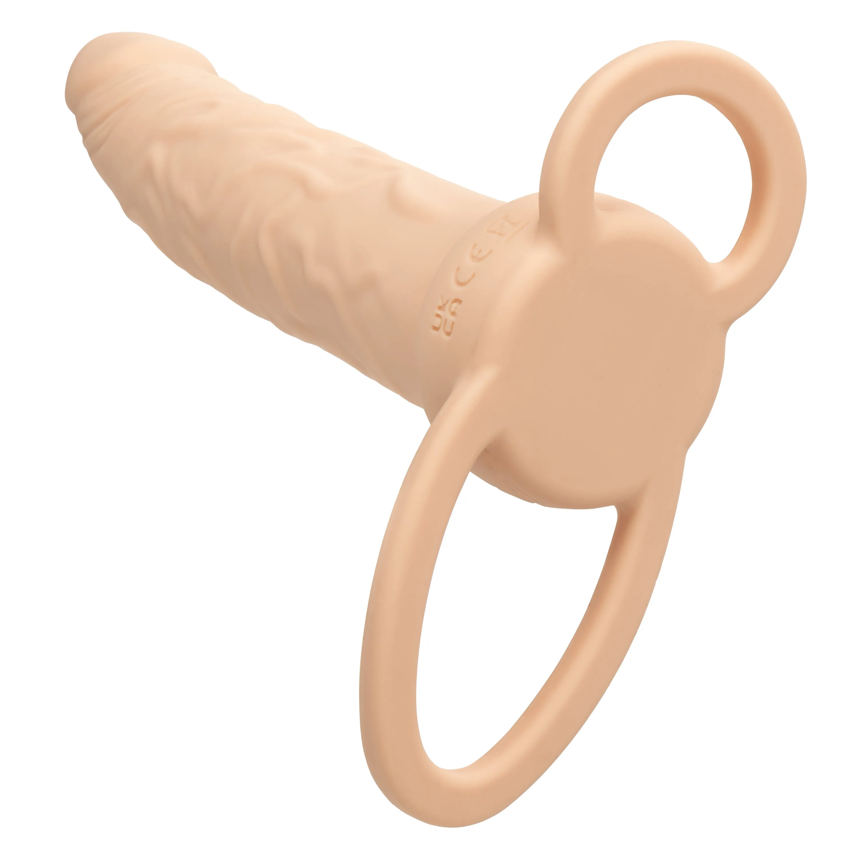 Performance Maxx Double Penetration Vibrating Dildo - Ivory