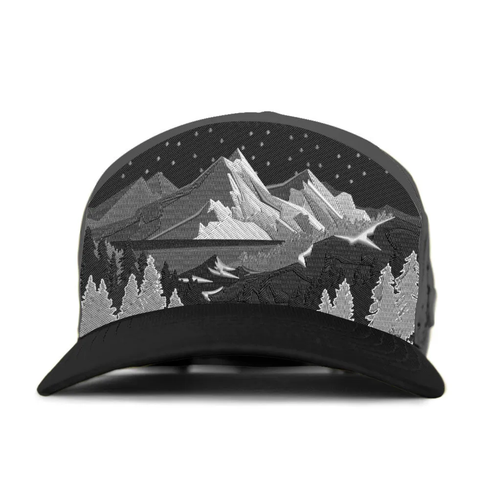 Performance Snapback | Rocky Midnight | Grey/Black PreOrder