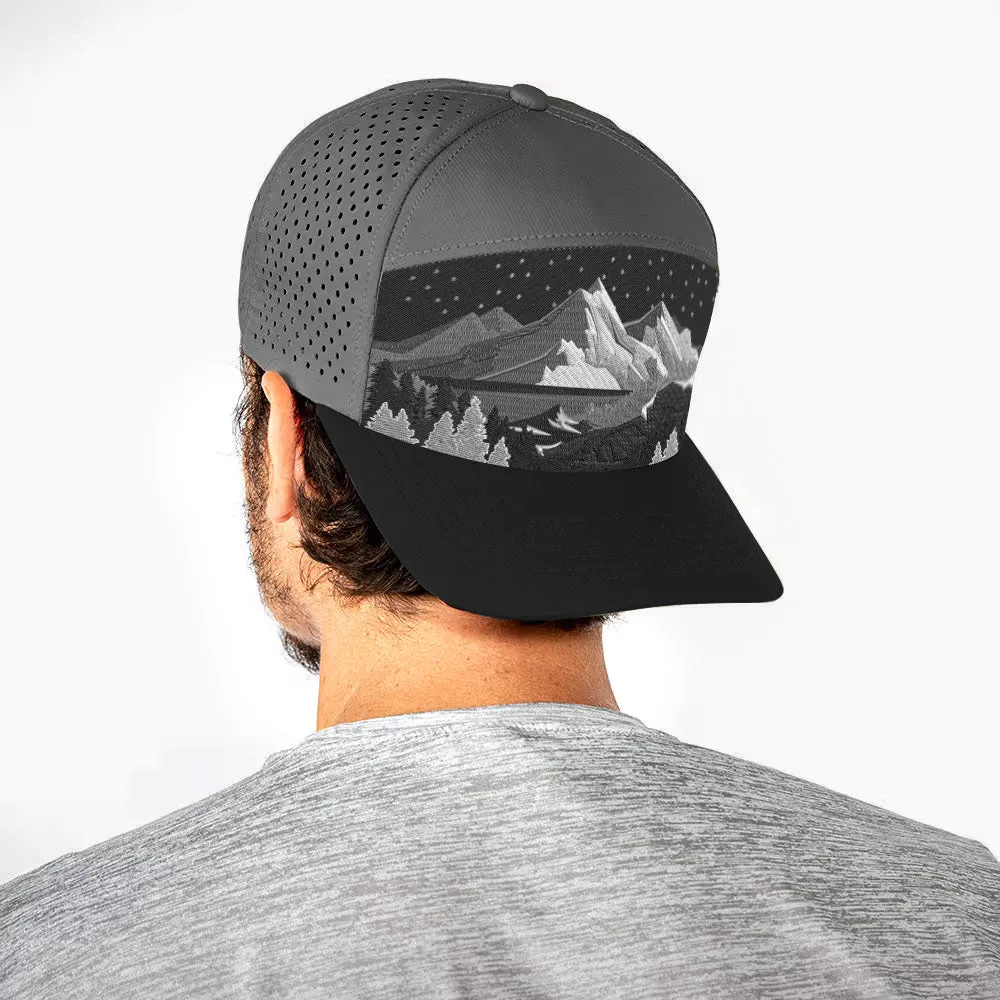 Performance Snapback | Rocky Midnight | Grey/Black PreOrder
