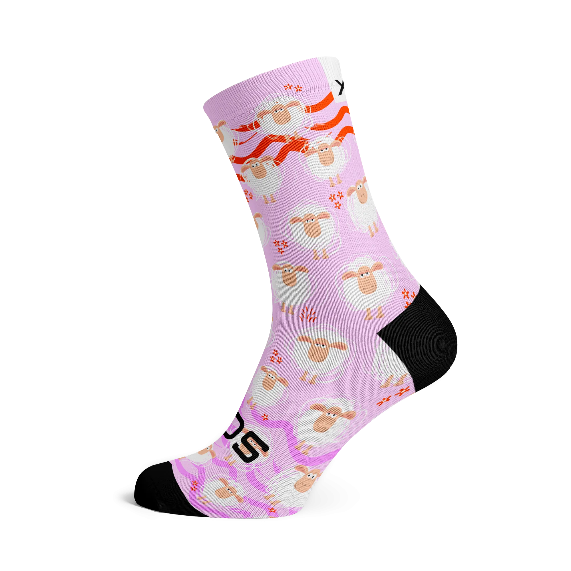 Pink Sheep Socks