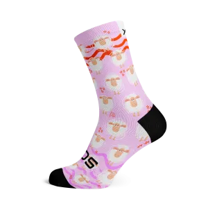 Pink Sheep Socks