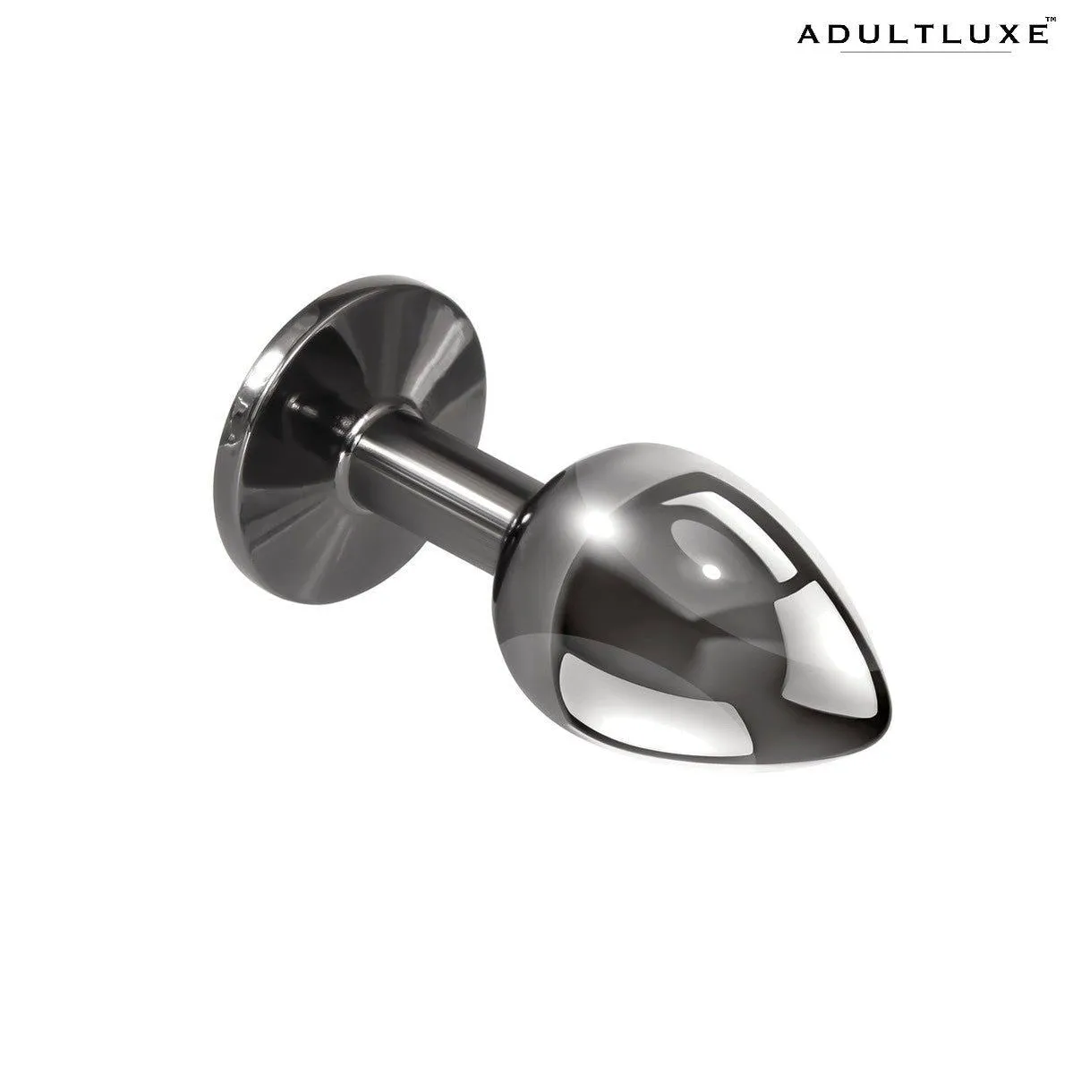 Playboy Tux Small Metallic Glass Butt Plug