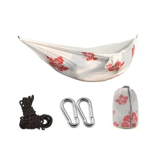 Portable Camping Parachute Hammock Survival Double Hanging Bed