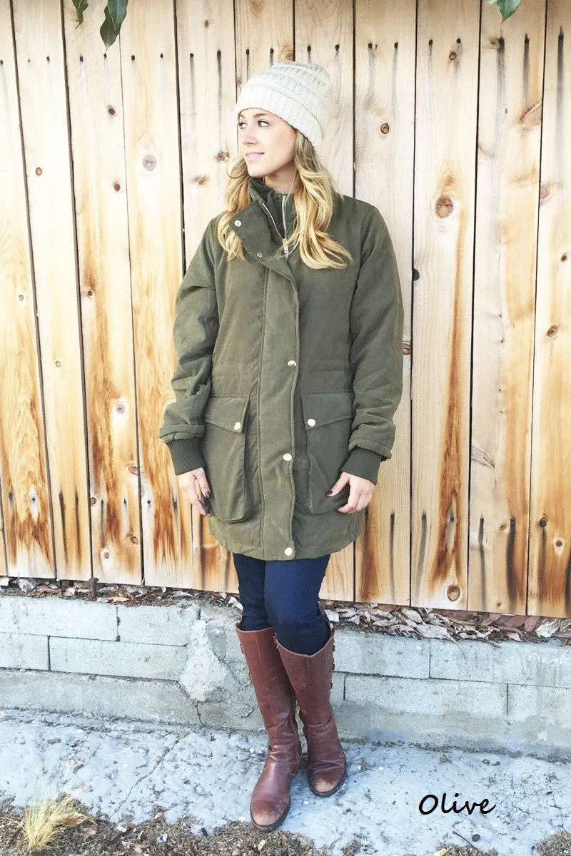 Puffer Winter Jacket-4 Colors!