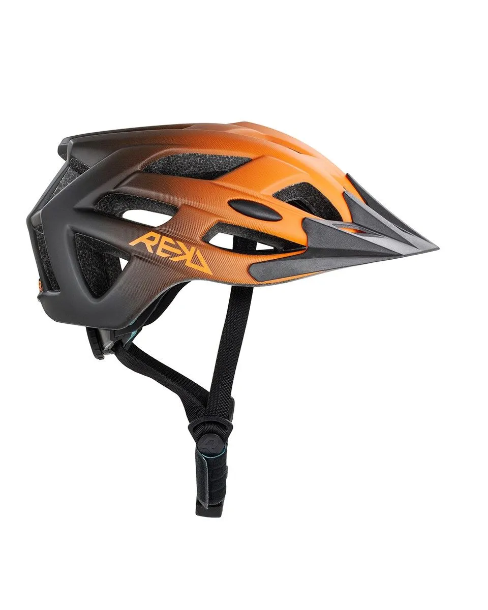 REKD Pathfinder Mountain Bike Helmet - Orange