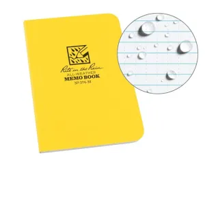 Rite in the Rain No754 Soft Cover Book Pocket Memo Yellow