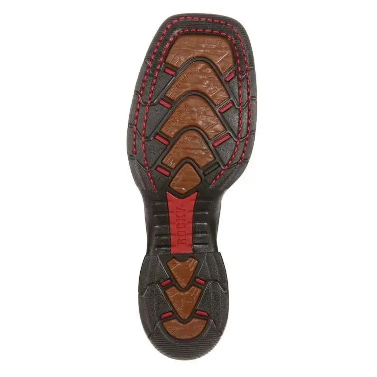 Rocky Long Range Mens Waterproof Western Pull-On Boot 8656
