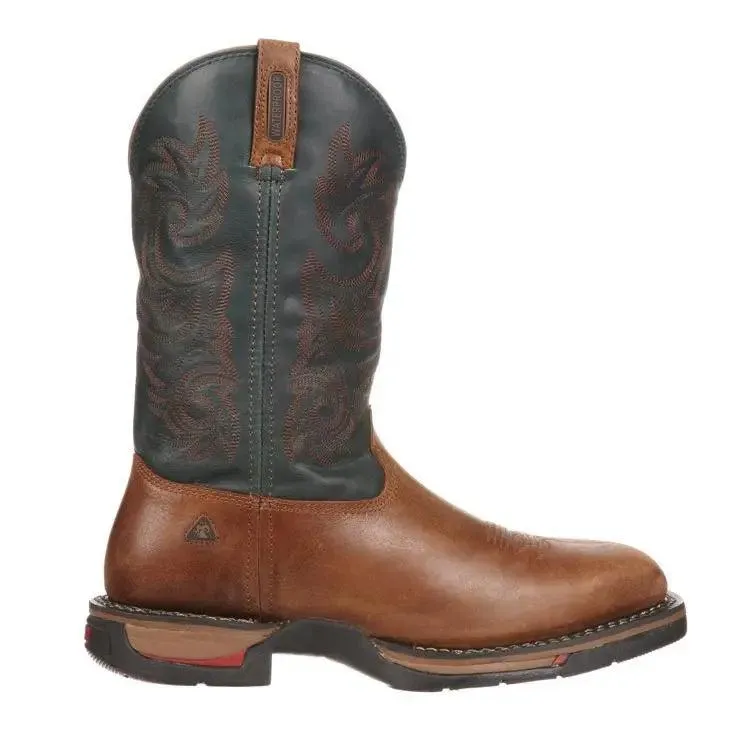 Rocky Long Range Mens Waterproof Western Pull-On Boot 8656