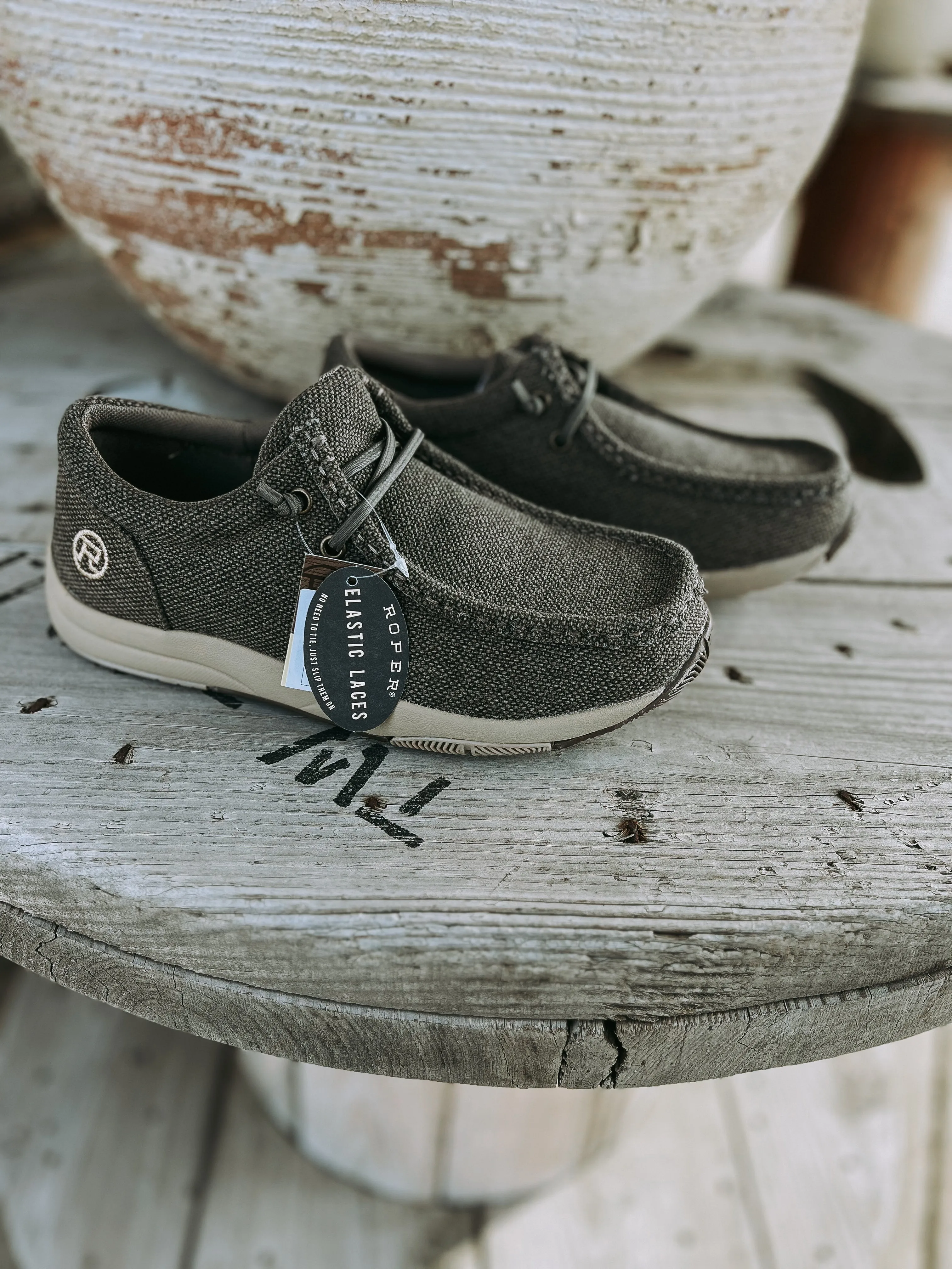 Roper Clearcut Low Brown Canvas