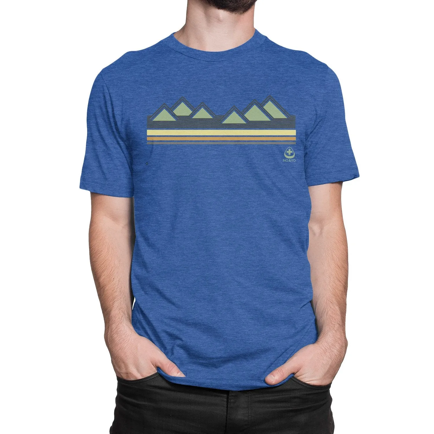 Rugged Men’s Sun on Top of the Mountains Graphic Tee