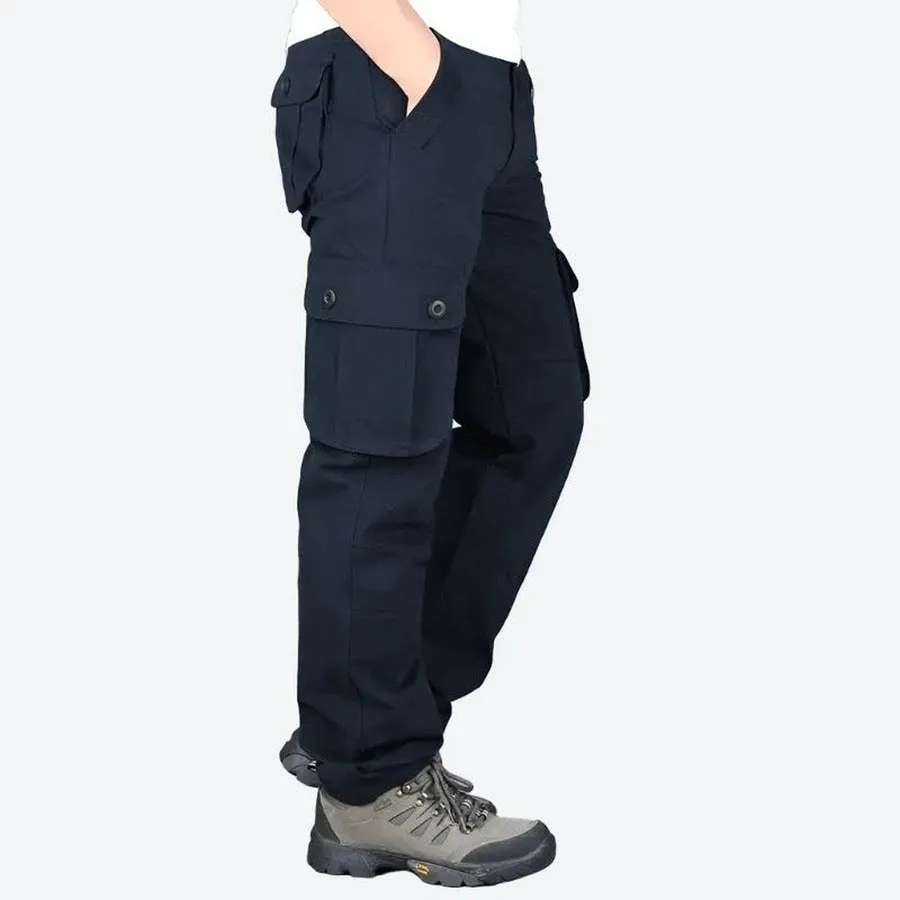 Rugged Outdoor Multi-Pocket Cargo Pants