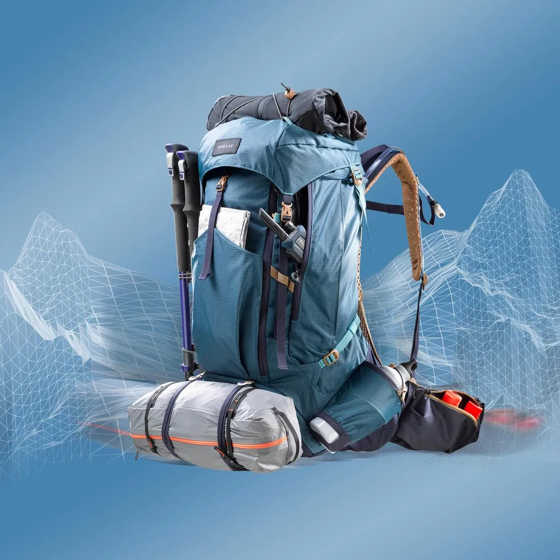 Sac à dos de trekking Homme 50 10 L - MT500 AIR