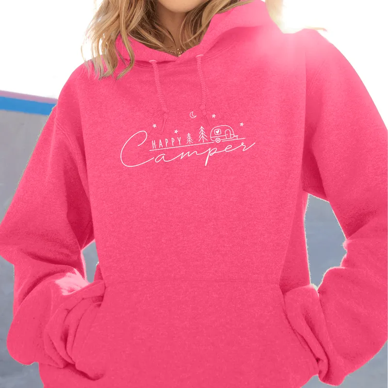 SALE "NEW Happy Camper" Relaxed Fit Classic Unisex Hoodie