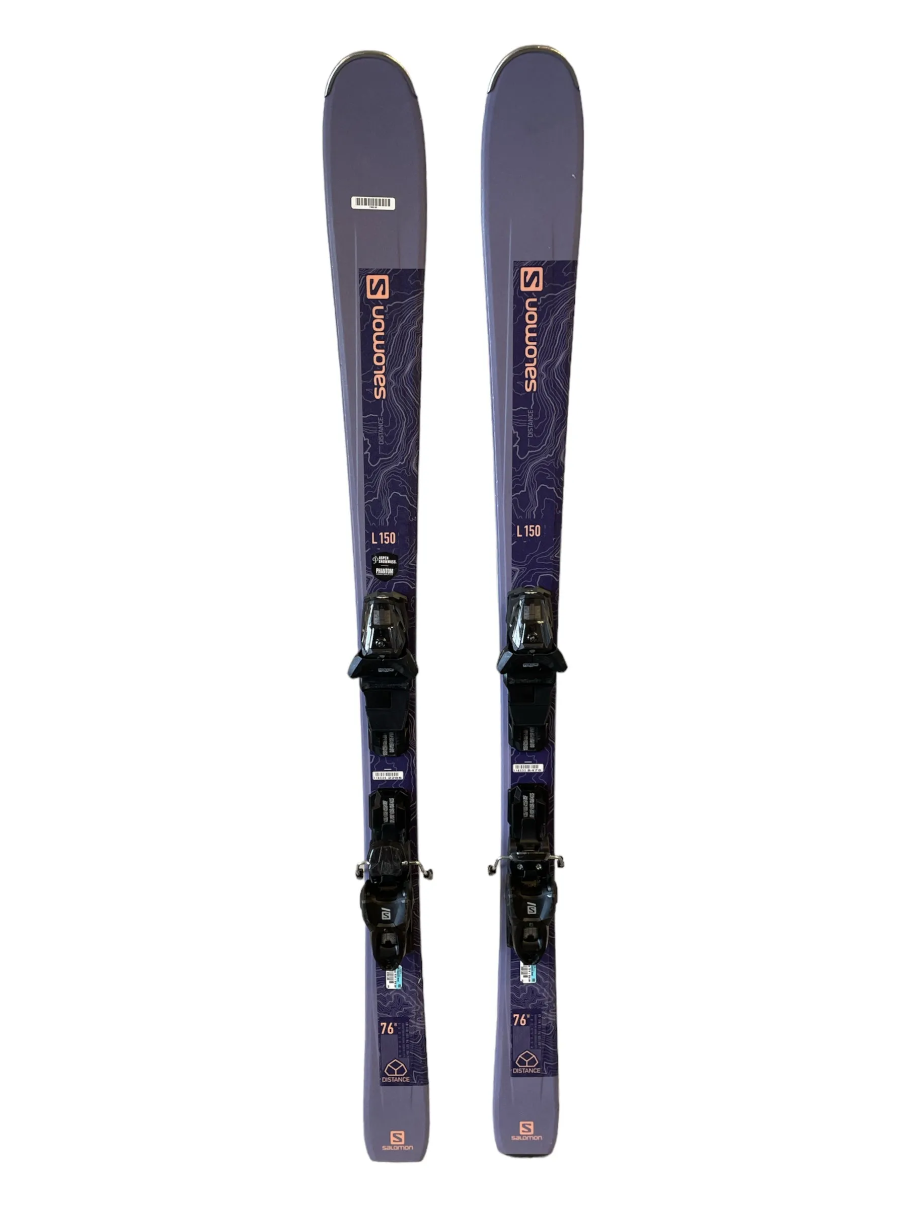 Salomon Womens Distance 76 Skis with Salomon M10 Bindings