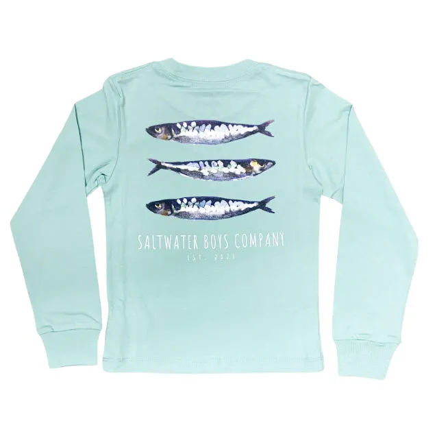 Sardine Graphic L/S Tee - Mint