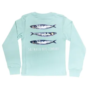 Sardine Graphic L/S Tee - Mint