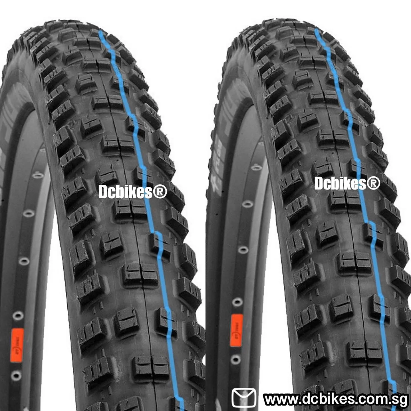 Schwalbe 27.5 | 29 X 2.4 Nobby Nic Addix Super Trail Speedgrip Tubeless Folding Tyre (1 Tire)