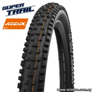 Schwalbe 29 X 2.4 Nobby Nic Addix Super Trail MTB Tubeless Folding Tyres (1 Tire)
